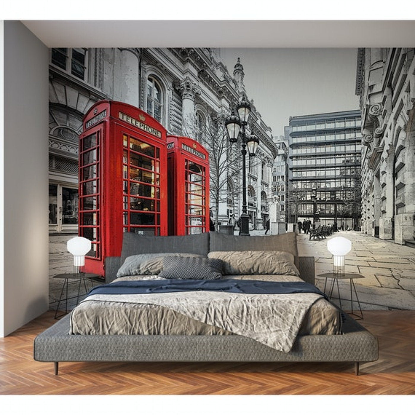 giratorio equilibrio Resignación Papel Mural / London Telephone – PortalDeco