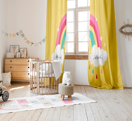 Cortina Visillo Infantil / Dinos – PortalDeco