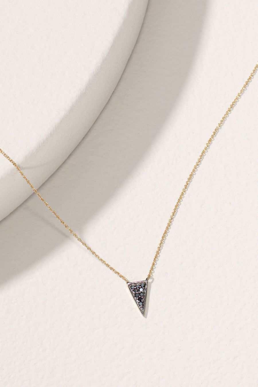 Covet 14kt  Gold and Black Diamond Renegade Necklace