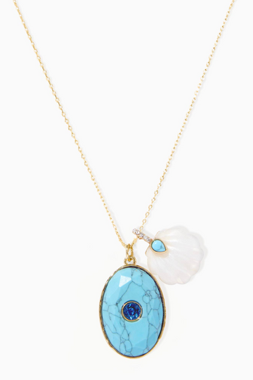 Delicate Chain + Turquoise & Shell Duo - Stella & Dot
