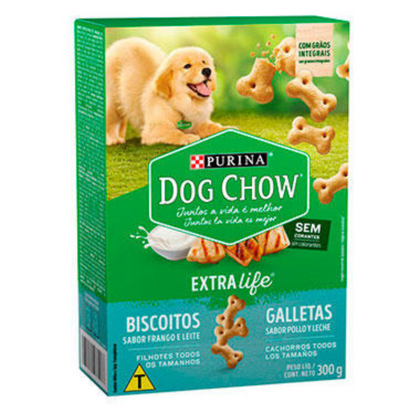 GALLETAS DOG CHOW CACHORRO POLLO/LECHE 300GR