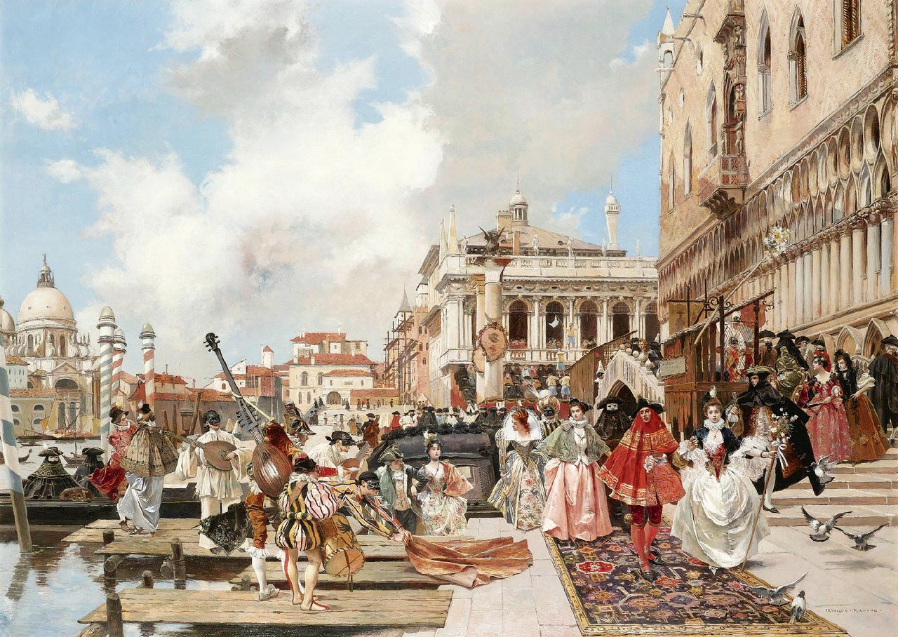 Carnival of Venice by François Flameng