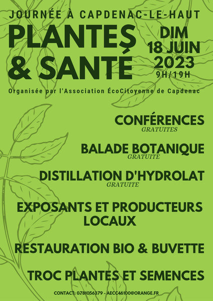 Affiche de la journée Plantes & Santé