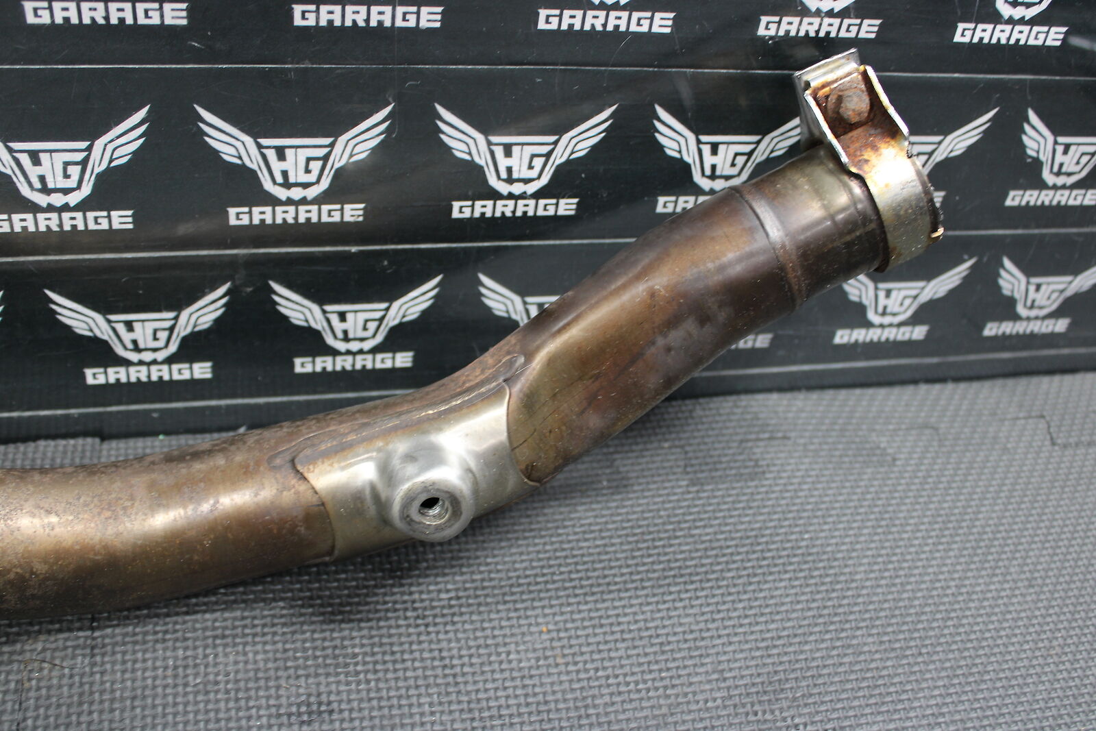 2004 YAMAHA YZ250F OEM MUFFLER EXHAUST SILENCER SLIP ON PIPE