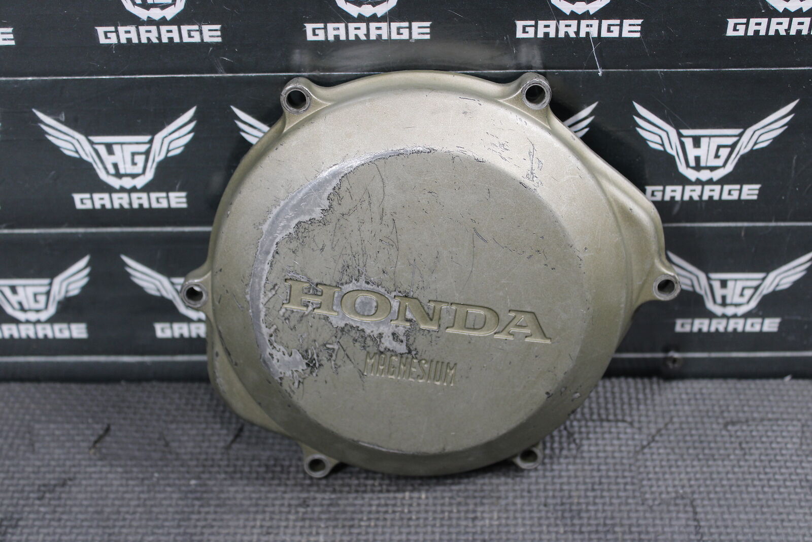 2002 HONDA CRF450R OEM OUTER ENGINE MOTOR SIDE CLUTCH COVER 11351-MEB-670