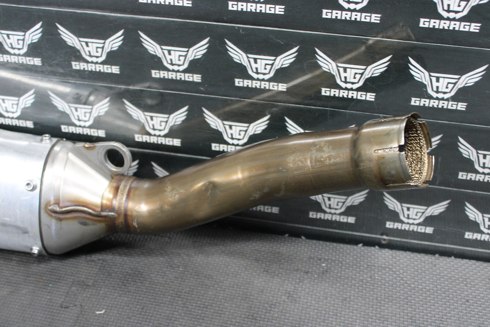 2022 YAMAHA YZ450FX OEM MUFFLER EXHAUST SILENCER SLIP ON PIPE BEX-14750-00-00