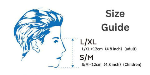 full face snorkel mask size guide