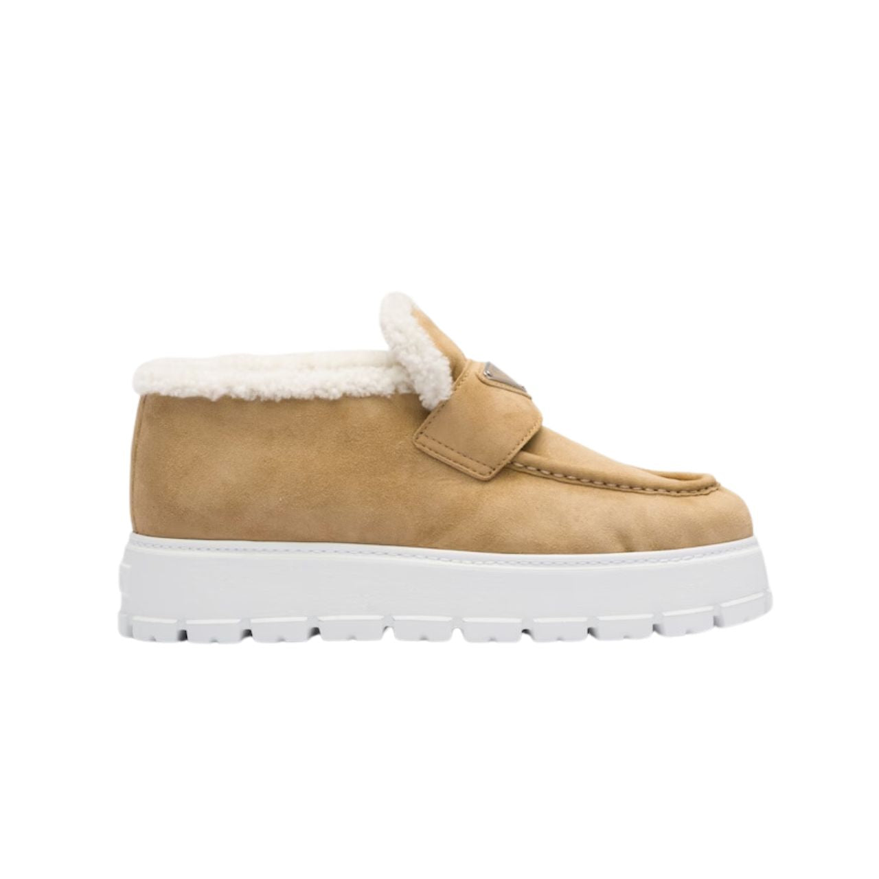 PD SUEDE LOAFER BOOTIES ECRU 1D245N 3I2M F0379 F ZB45