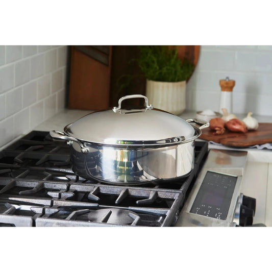 HERITAGE STEEL 4 QUART SAUTE WITH LID - Browns Kitchen