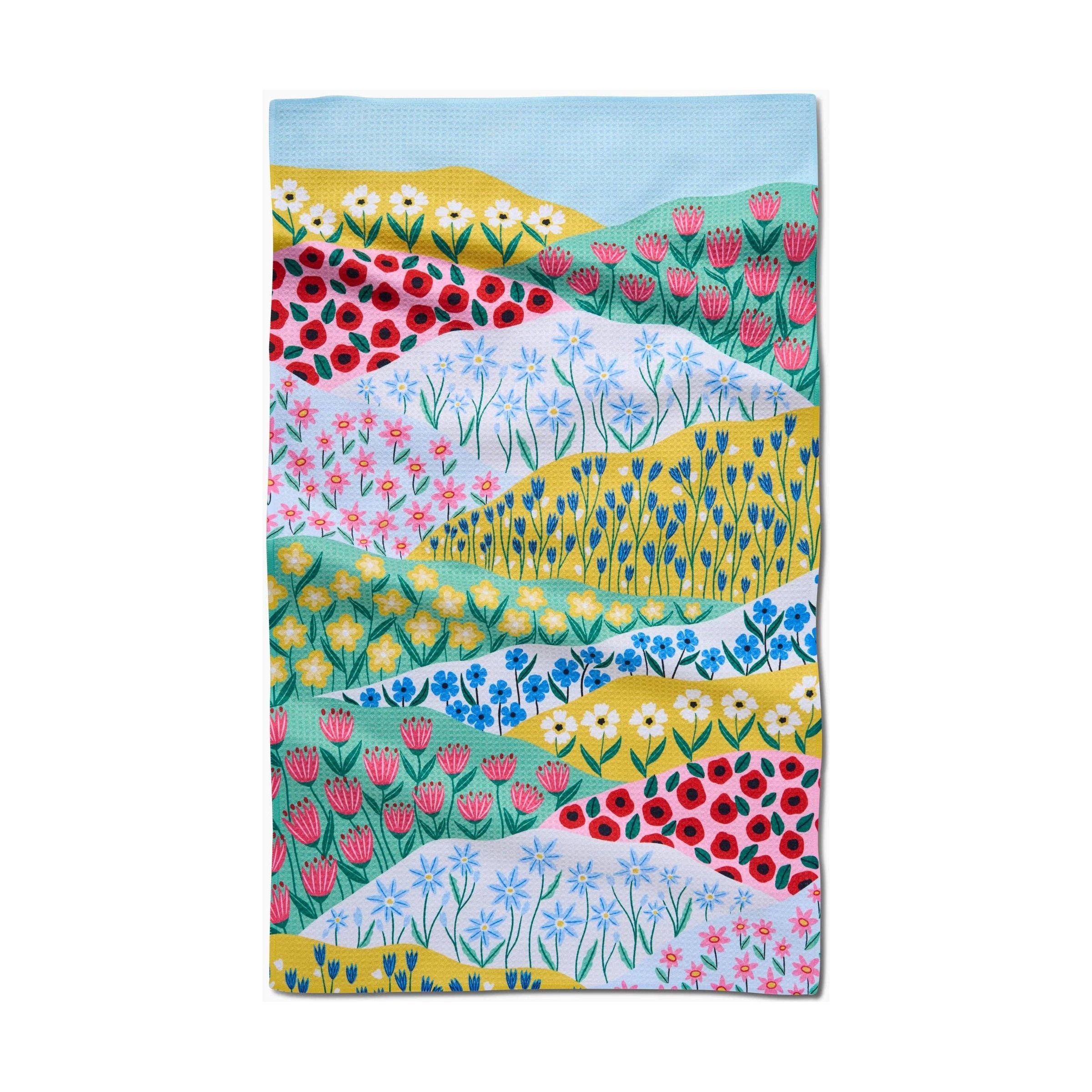 Spring Fields Tea Towel