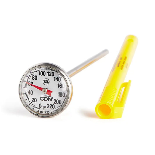 CDN Beverage & Frothing Thermometer –6.5” Stem