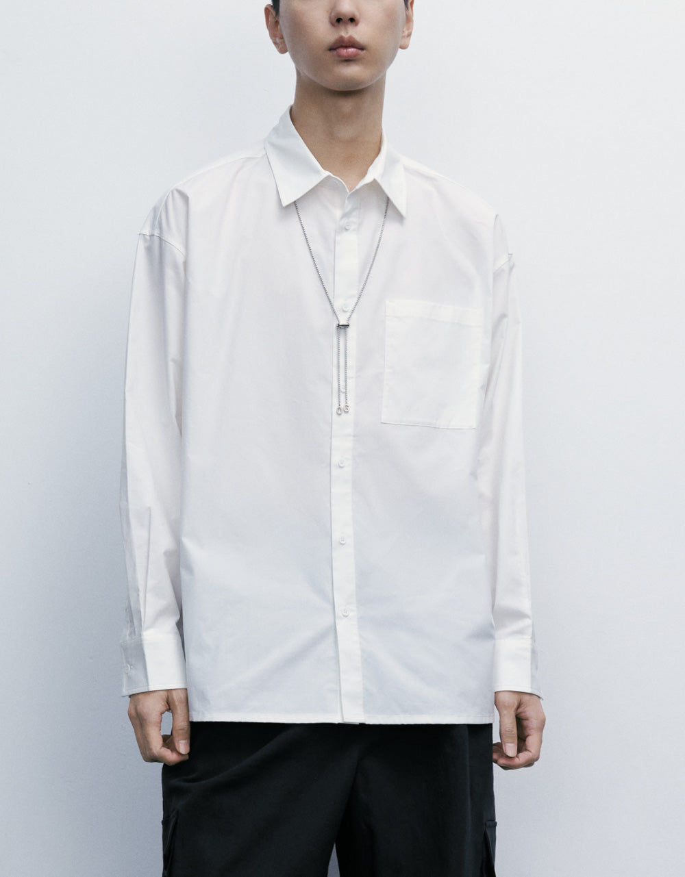 Button Up Shirt With Necklace – Urban Revivo Thailand