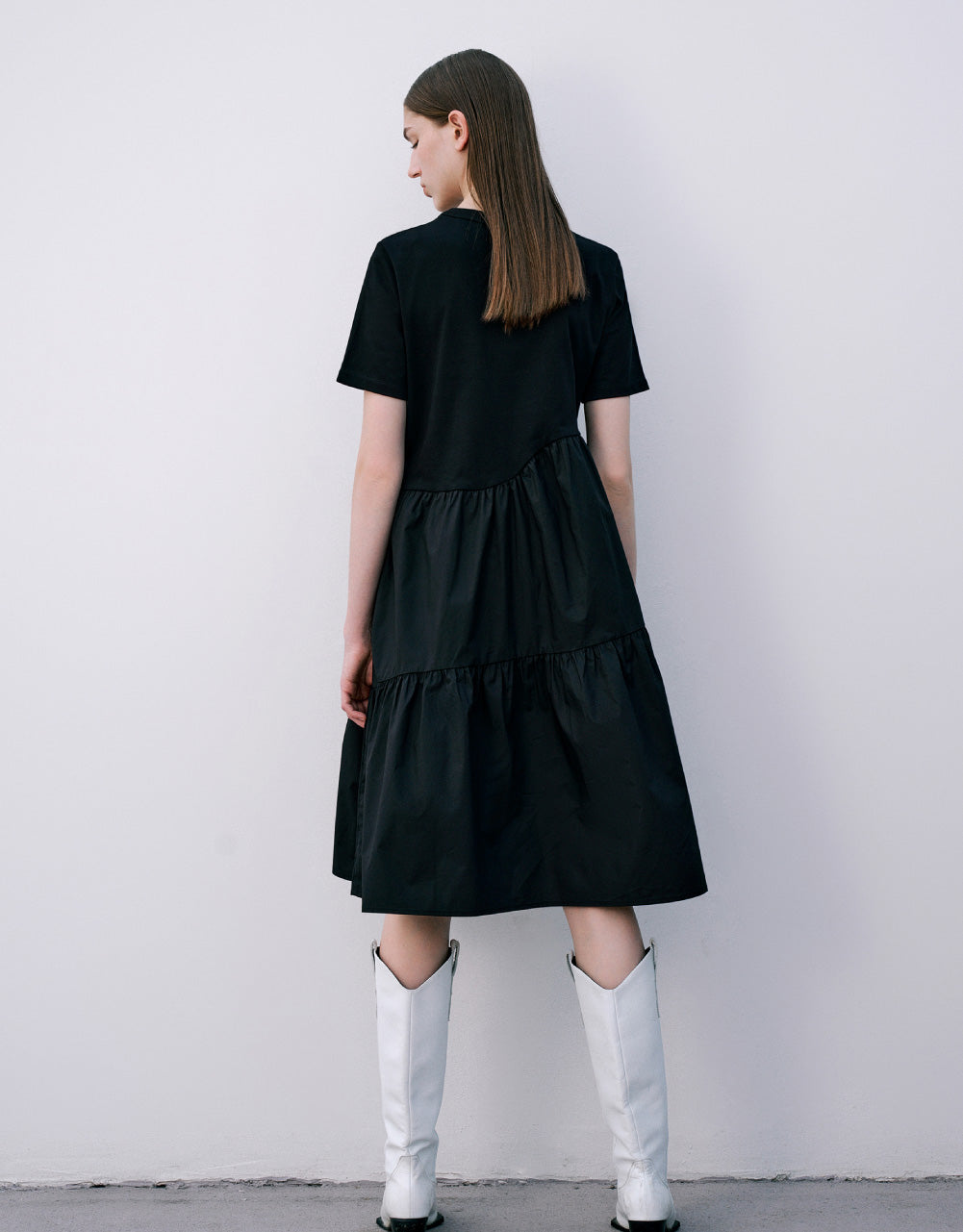 Crew Neck A-Line Dress – Urban Revivo Thailand