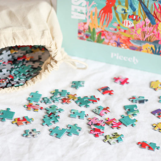 Piecely x Quartier Libre Mimosa Puzzle, 1000 Pieces – Piecely Puzzles