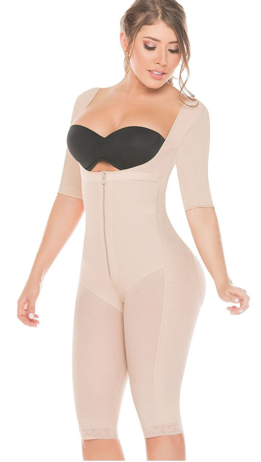 Salome 523-2- Complete Short Girdle with Bra