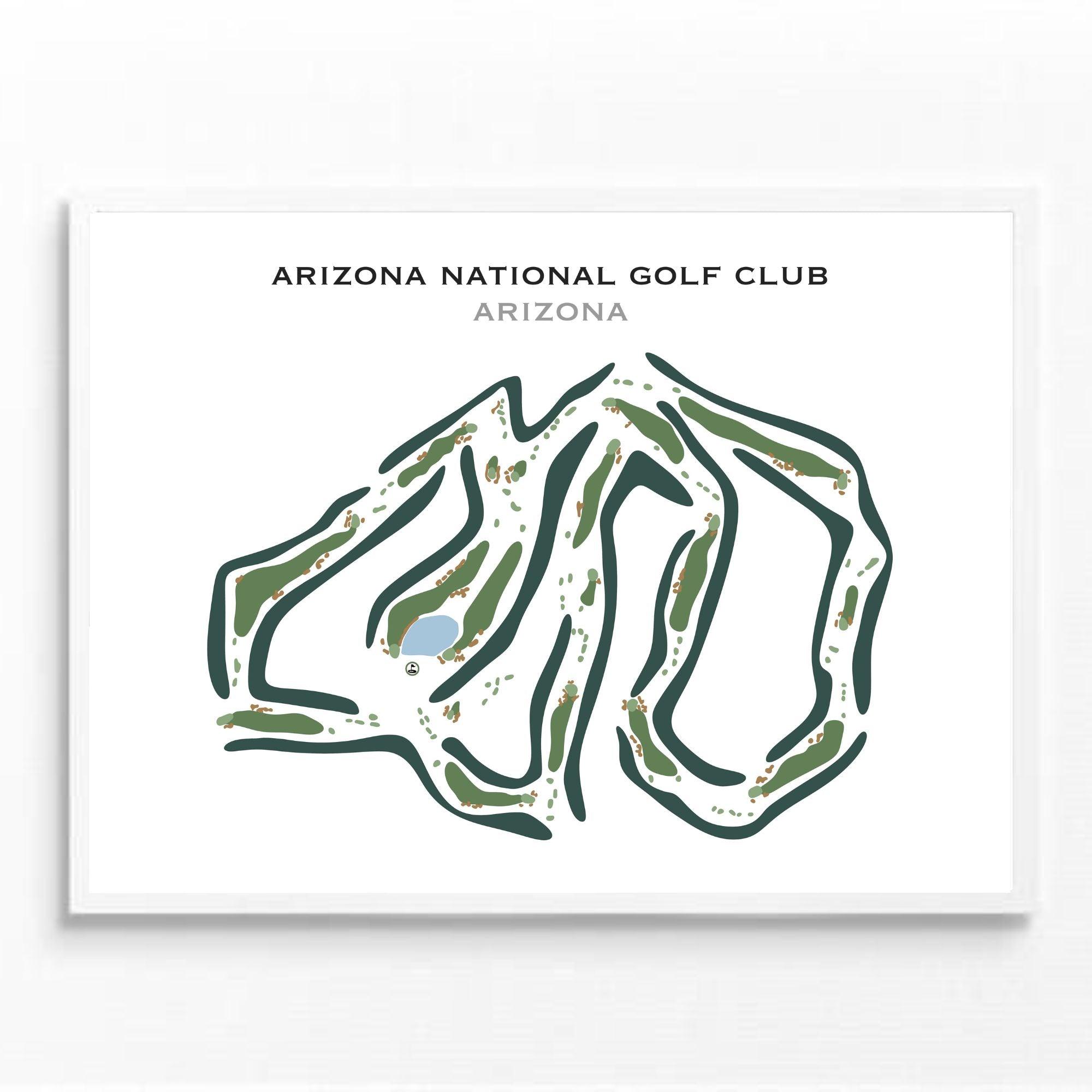 Buy the best printed golf course Arizona National Golf Club, Arizona ...