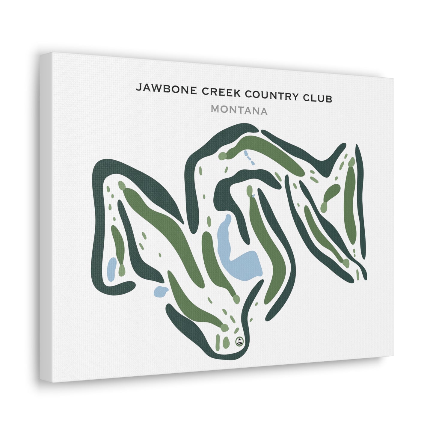 Jawbone Creek Country Club, Montana - Printed Golf Courses