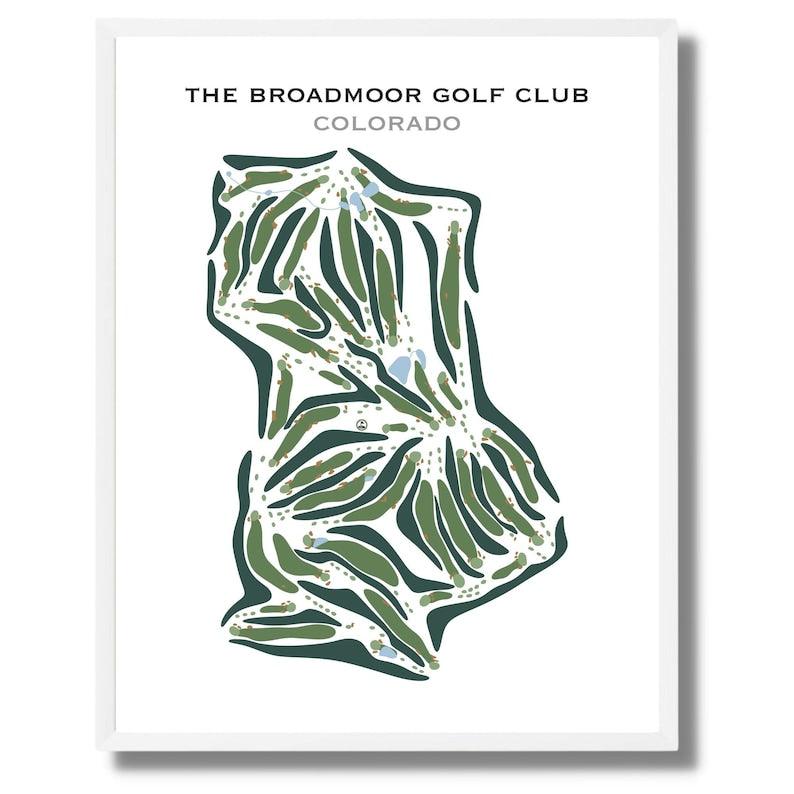 Buy the best printed golf course The Broadmoor Golf Club, Colorado