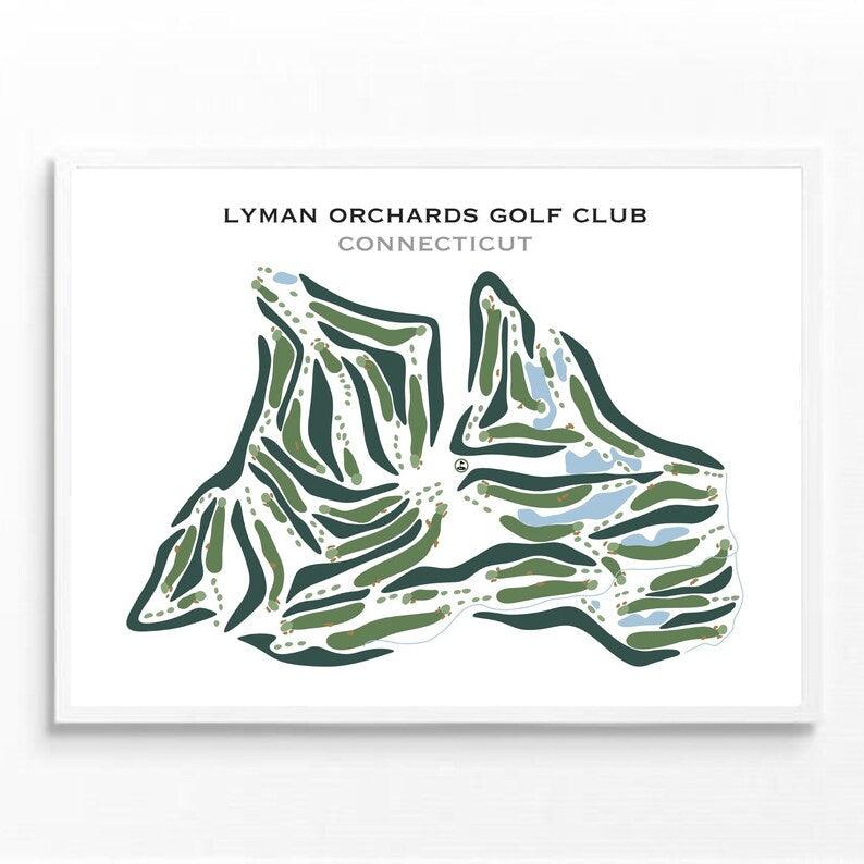 Buy the best printed golf course Lyman Orchards Golf Club, Connecticut ...