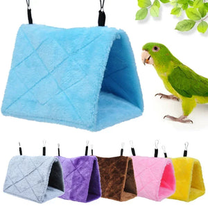 Pet Bird Parrot Cages Warm Bird Hammock Hanging Tent Bed for Bird Sleeping Bird Cage Decoration Accessories Bird House Bird Nest - Pet Empor