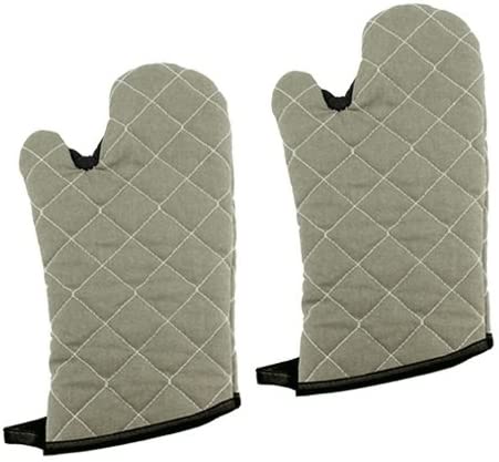 New Star Foodservice 32123 Terry Cloth Oven Mitts, Up to 400F, 13-Inch