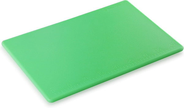 Commercial Green Plastic HDPE Cutting Board, NSF Certified - 18 x 12 x 1/2