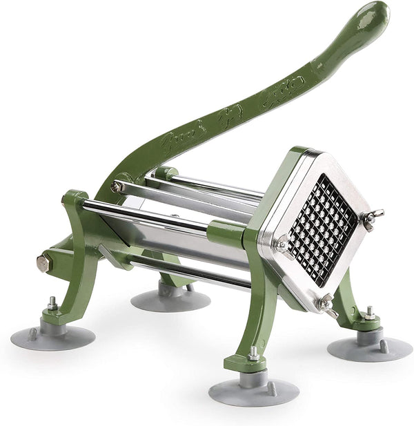 New Star Foodservice 42313 Commercial Grade French Fry Cutter with Suction  Feet, 1/2-Inch