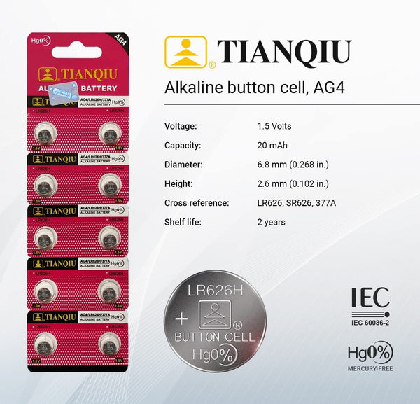 Tianqiu Cr1220 Button Cell 3V Lithium Dry Battery Litio Pilas Cr2032 Cr2025  - China Alkaline Battery and AA Battery price