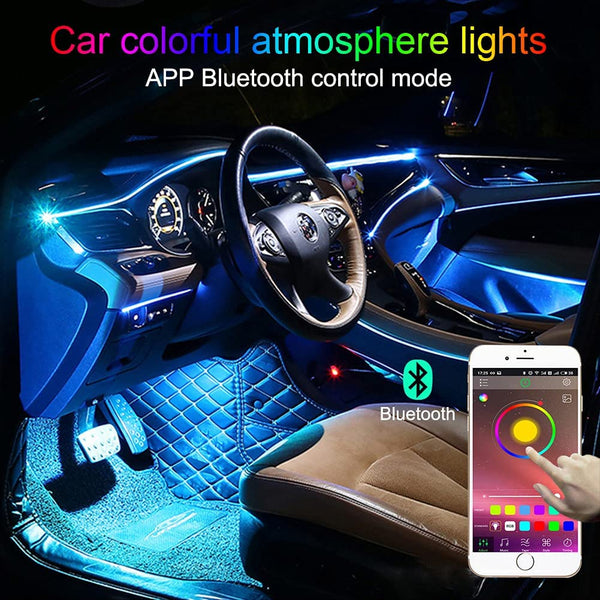 Car Interior Atmosphere Light Remote Control With Music Sensor
