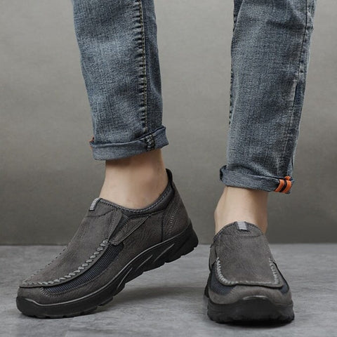 Mocassim Masculino de Couro Casual - Sapato ComfyMens