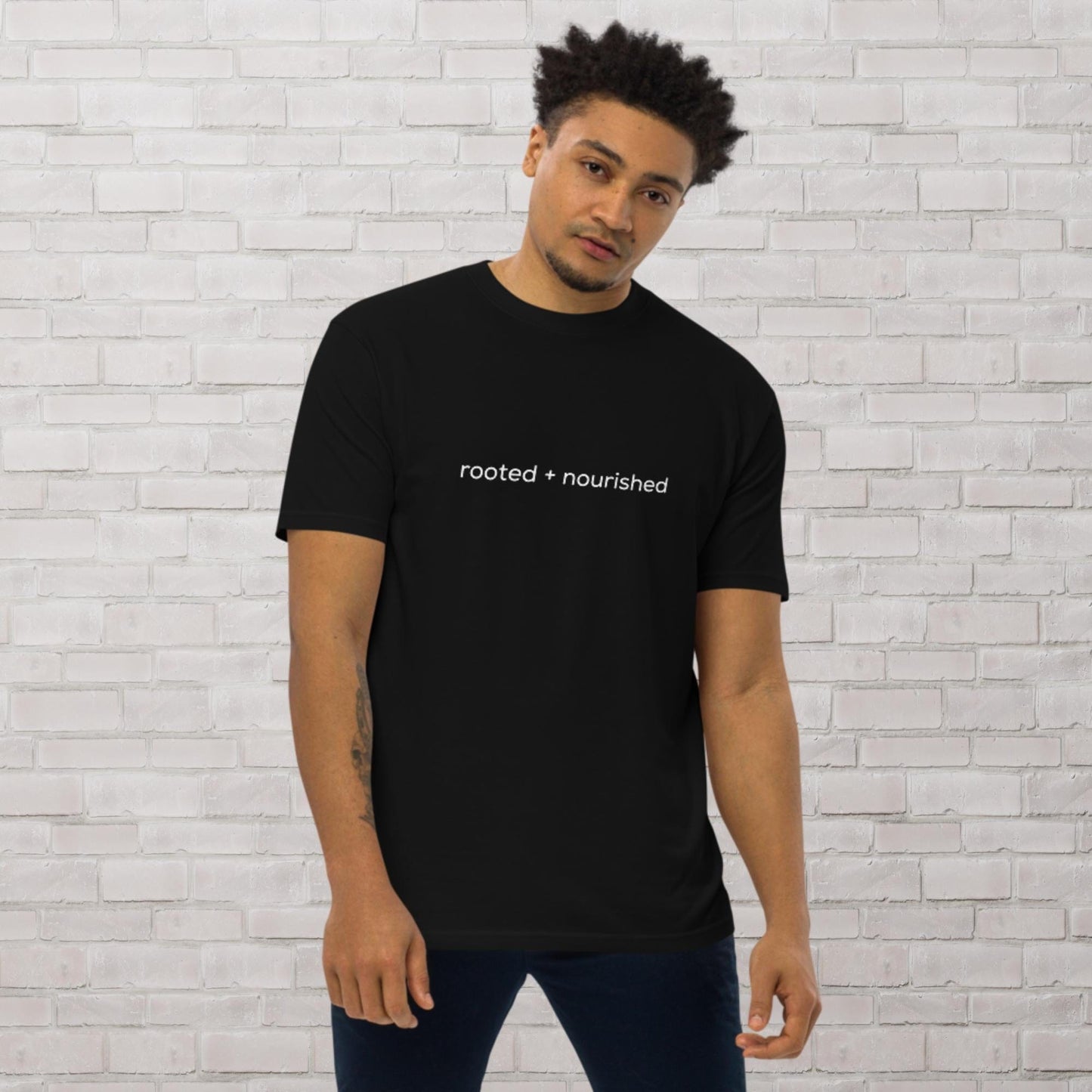 Onyx Quotes | Rooted + Nourished | Black Tee
