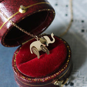 Gold Elephant Necklace