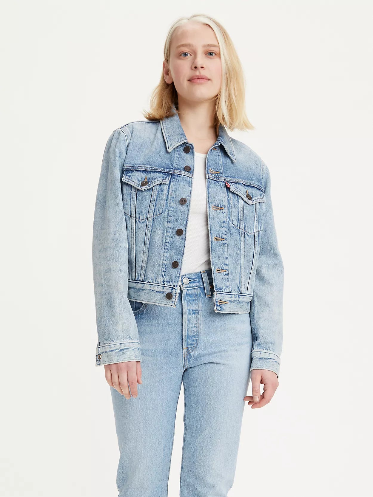 LEVI'S W's Shrunken Trucker Jacket 'Wonder' – 