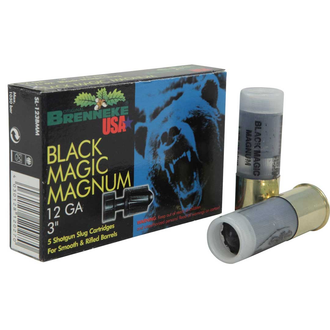 Brenneke 12 Gauge Black Magic Magnum 3" Slug - 5 Round Box