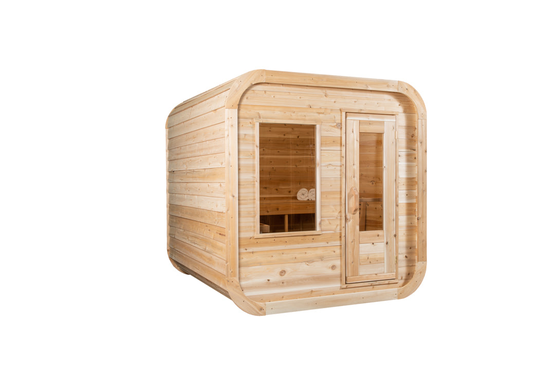 Luna Sauna | Canadian Timber Collection | Outdoor Home Sauna Kit -  Therapeutic Saunas