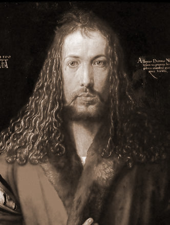 Autorretrato al óleo de Durero.