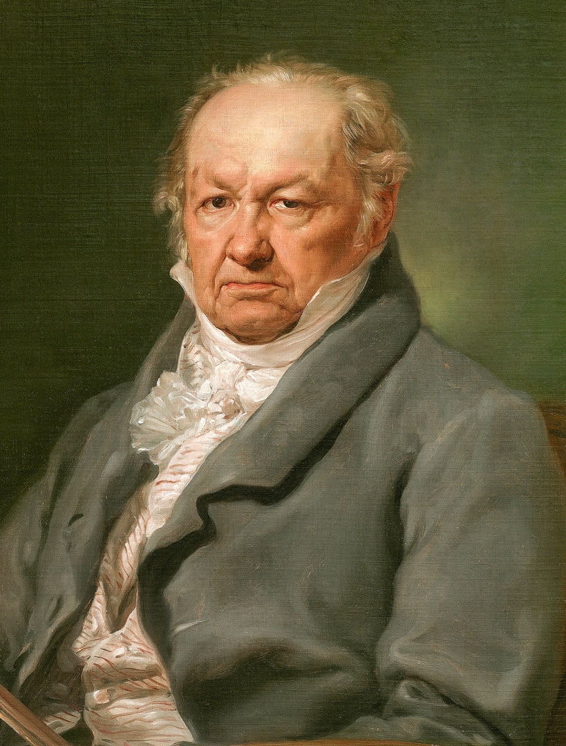 Retrato de Goya, pintado por Vicente López.