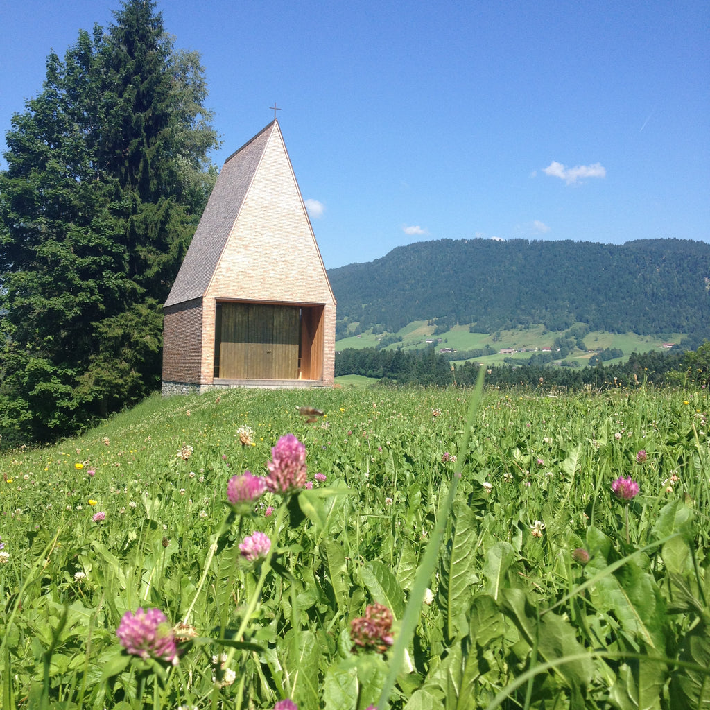 Bregenzerwald. Architektur. Kapelle Salgenreute in Krumbach von Bernardo Bader Architekten