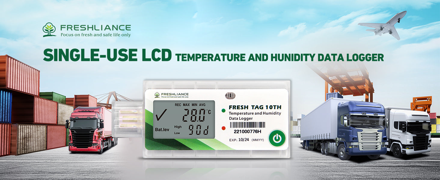 Fresh Tag 10TH Temperature Humidity Data Logger