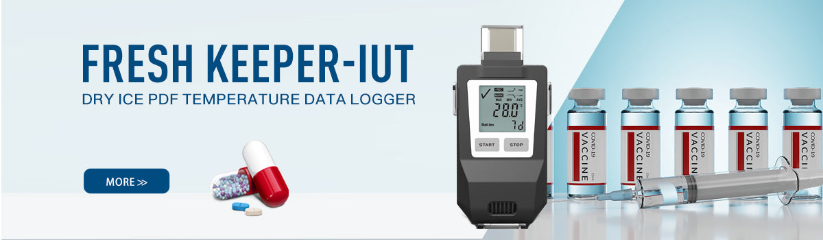 Fresh Keeper-IUT Dry Ice Ultra Low Temperature Data Logger