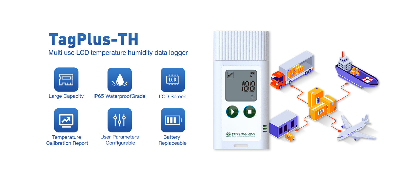 TagPlus-TH Temperature Humidity Data logger