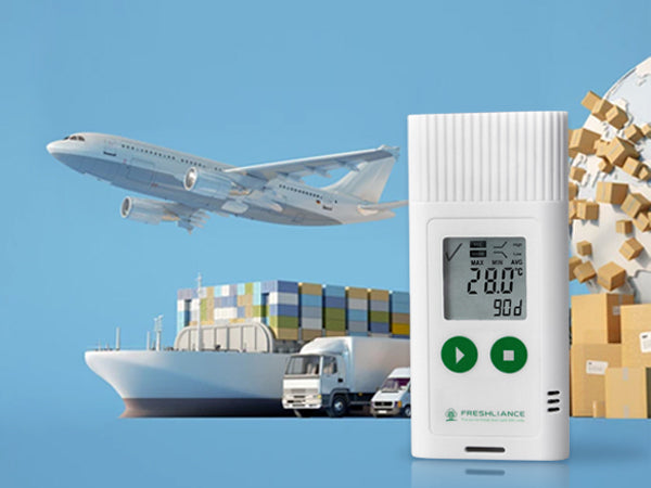 Temperature data logger for cold chain