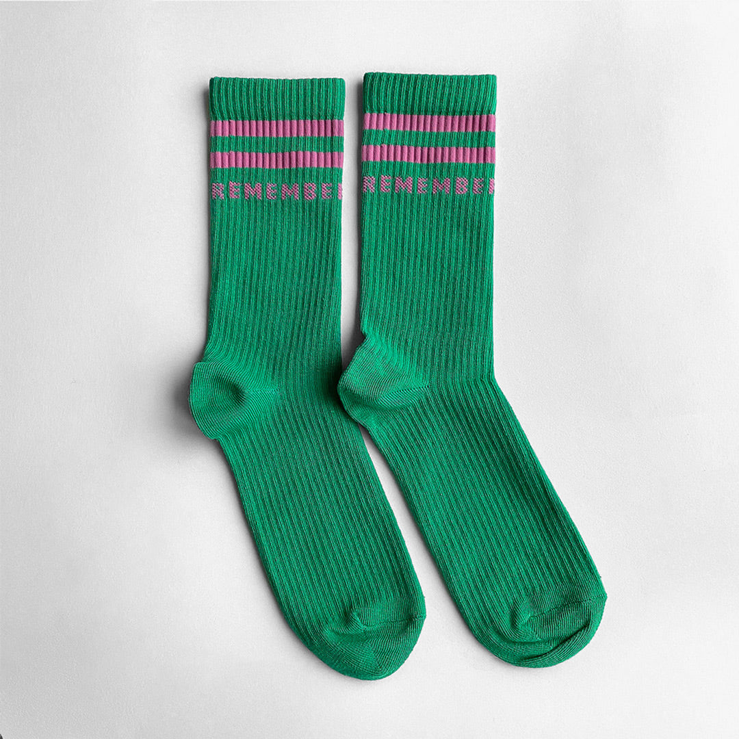 WOMEN'S SOCKS / PINK - Hands Remember