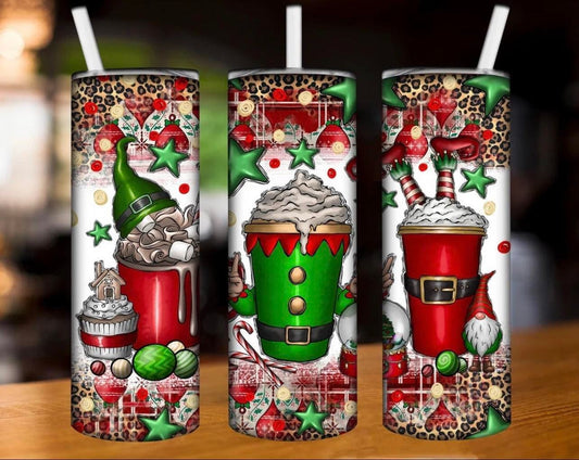 Tumbler Merry Christmas Coffee Elf – Kahikinakreations