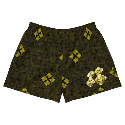 DDR Pattern (Black/Gold) - Unisex Shorts – Mosaic Pawprint