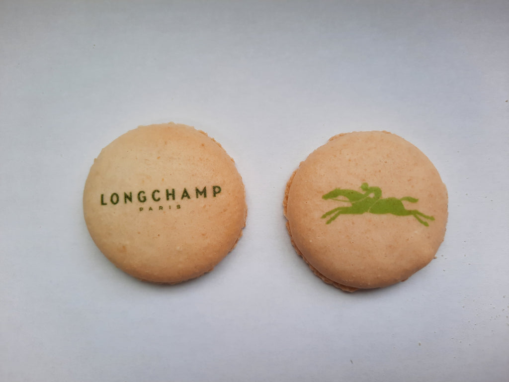 Longchamp bedruckte Macarons