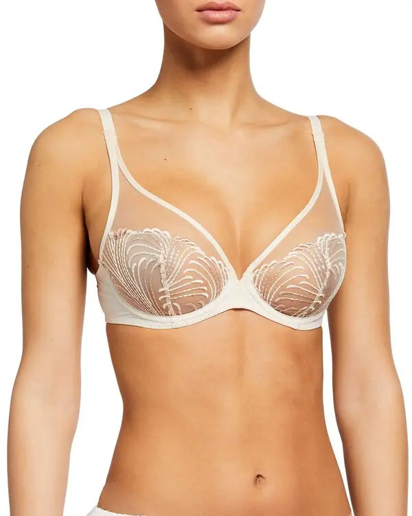 Nuance Sheer Plunge Bra