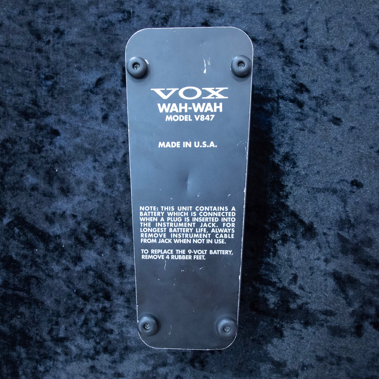 52%OFF!】 VoX Wah model v847 made in usa agapeeurope.org