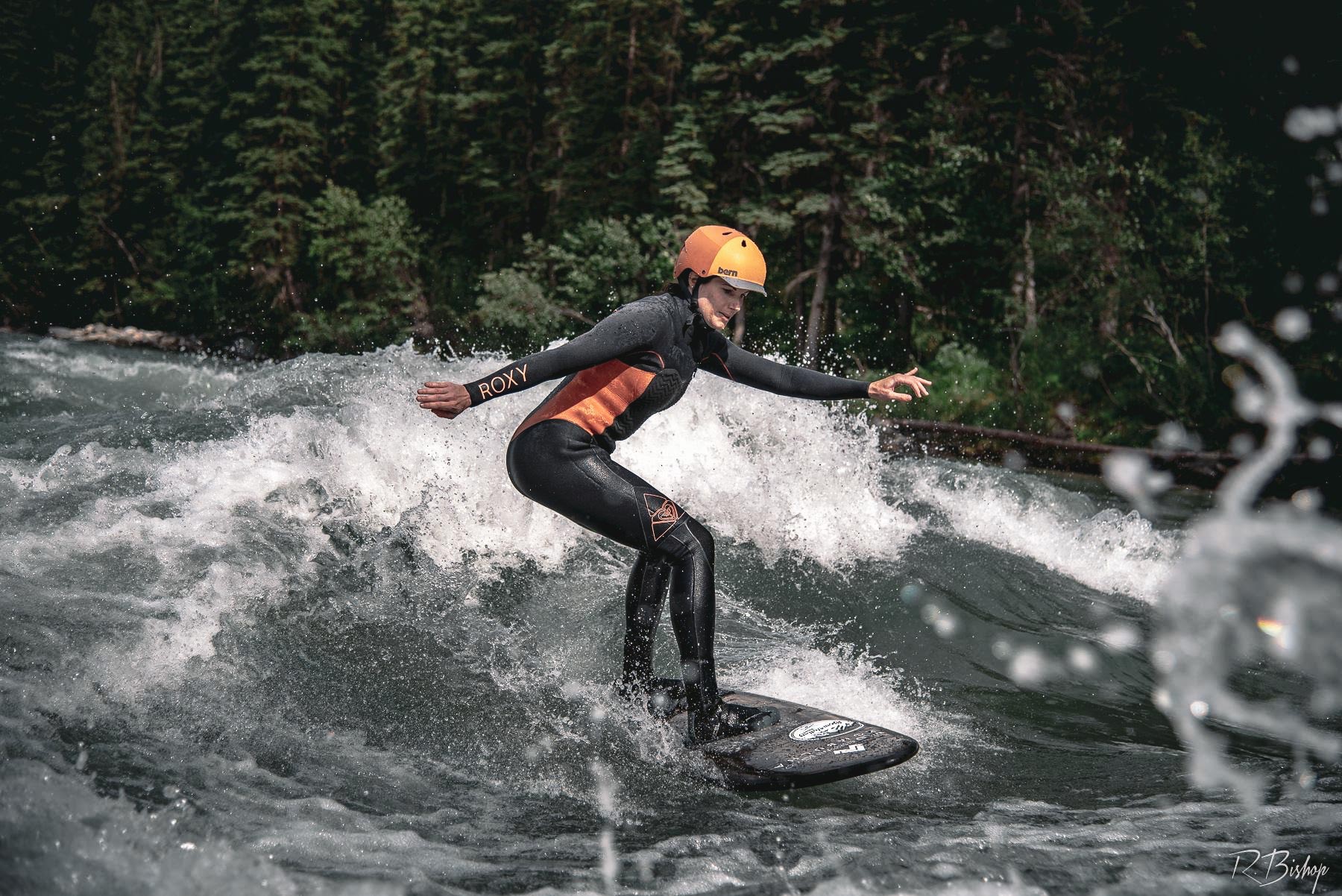 Andrea Juska at Kananaskis during ‘Slam the Kan’ Photo: Rob Bishop