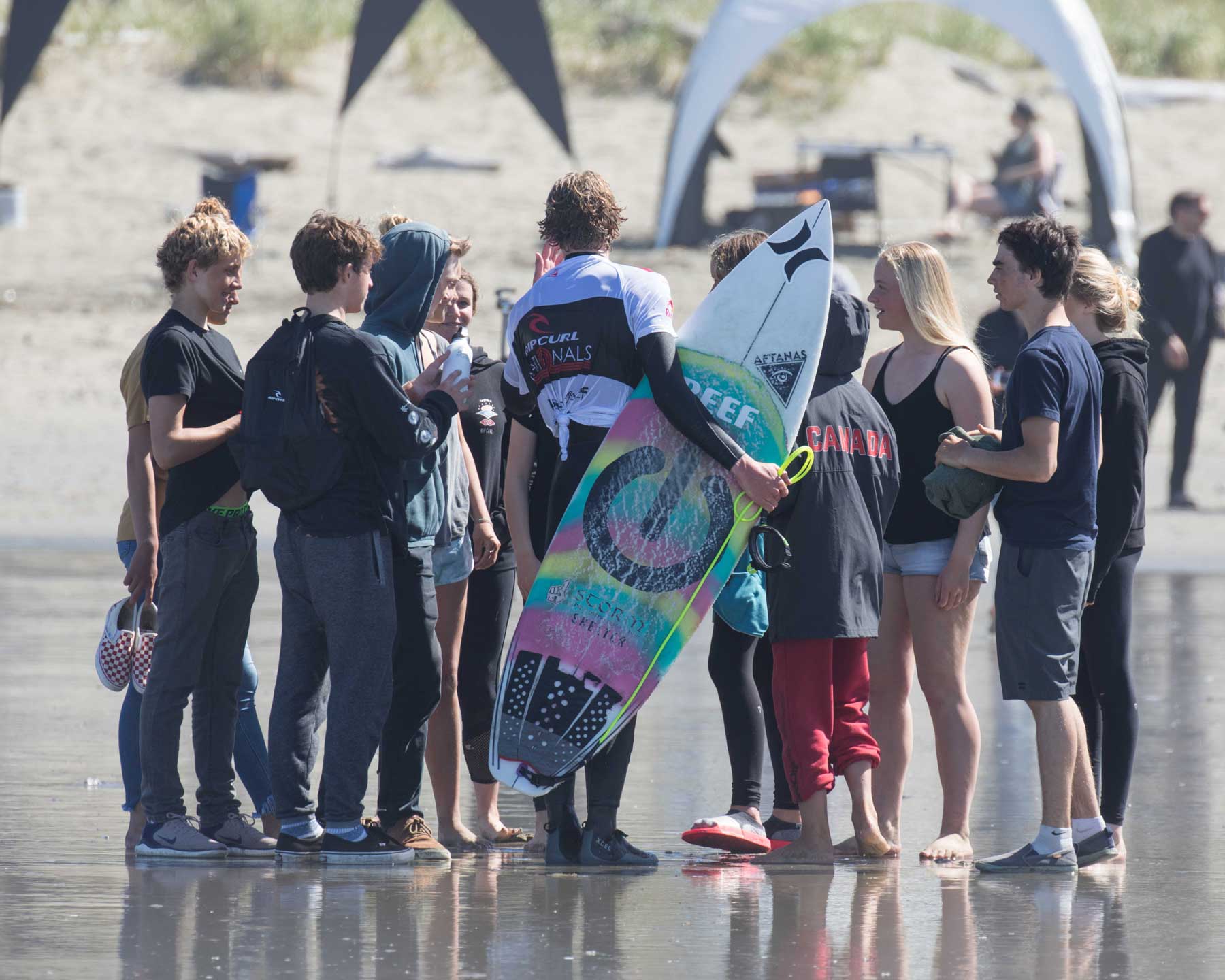 Rip Curl Nationals Tofino Surf Canada Surf Competition by Lucas Murnaghan